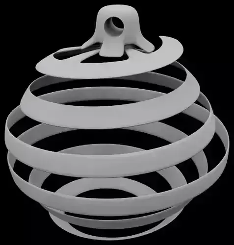 Christmas Tree Globe 3D print model