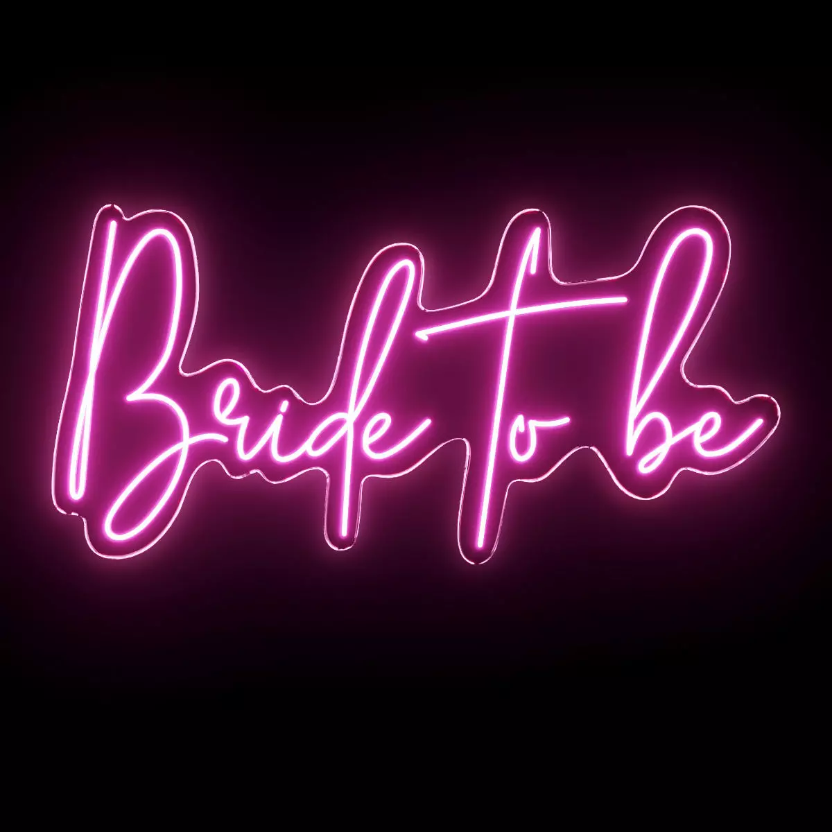 Bride To Be Neon Sign 3D model_0