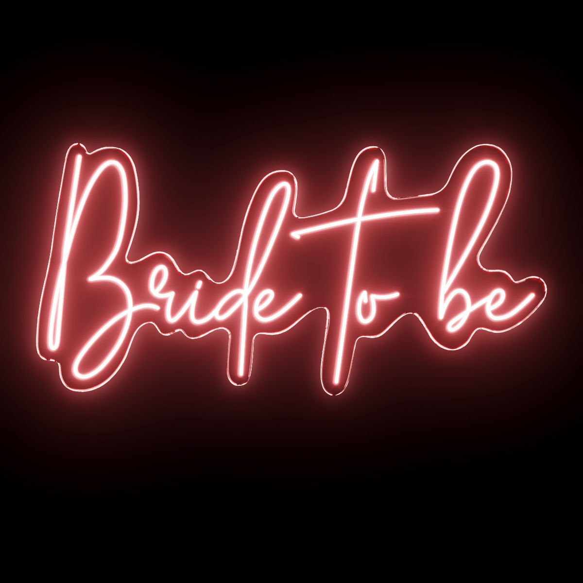 Bride To Be Neon Sign 3D model_2
