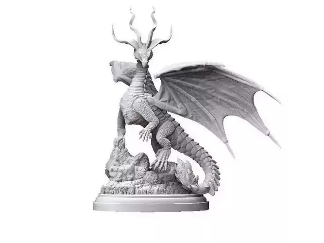 Thordak from legends of vox machina inspired dragon 3D print model