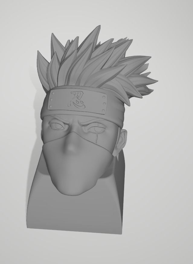 kakashi keycaps  3D print model_1