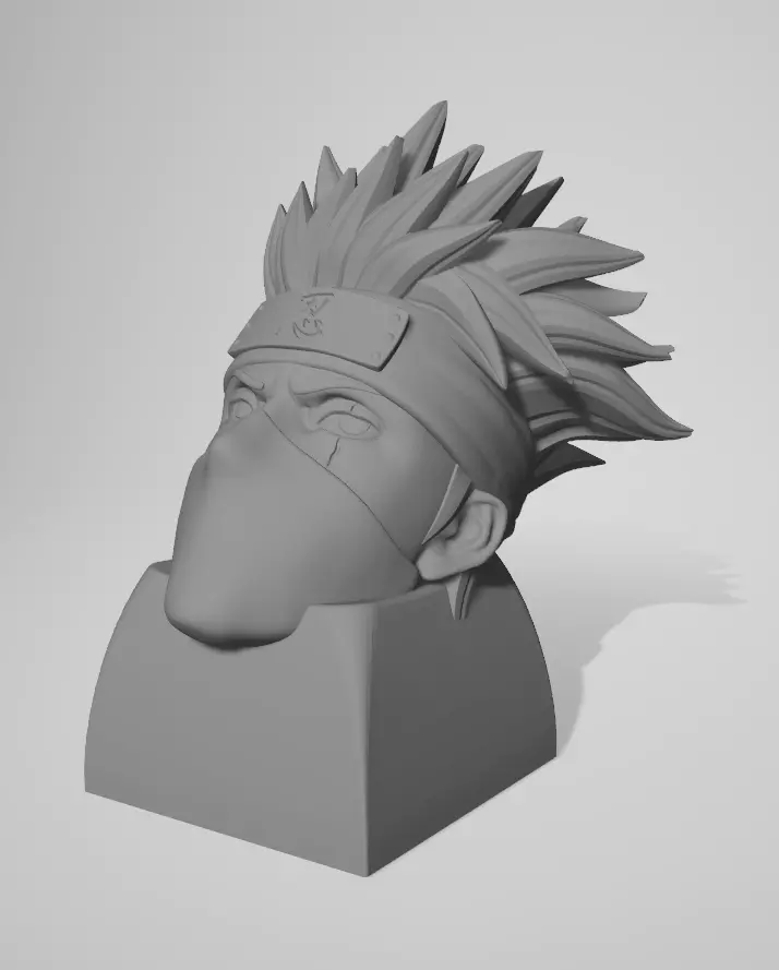 kakashi keycaps  3D print model_0