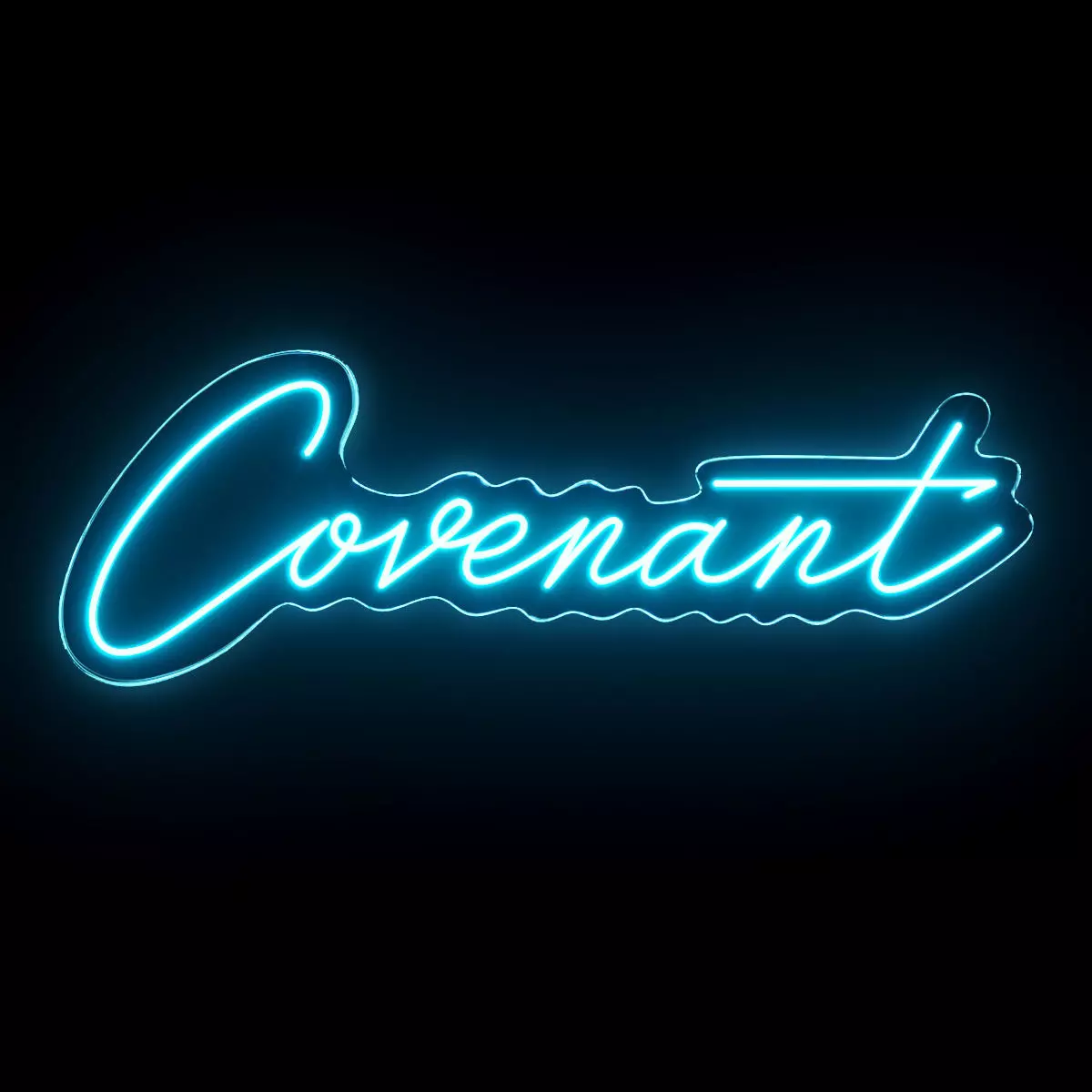 Covenant Neon Sign 3D model