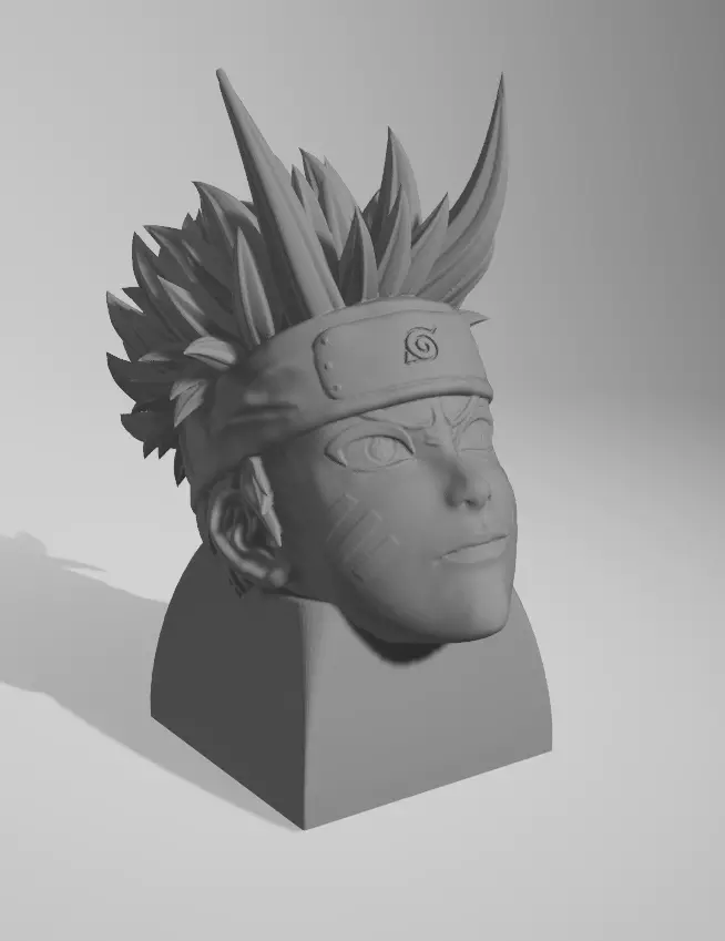naruto keycaps 3D print model