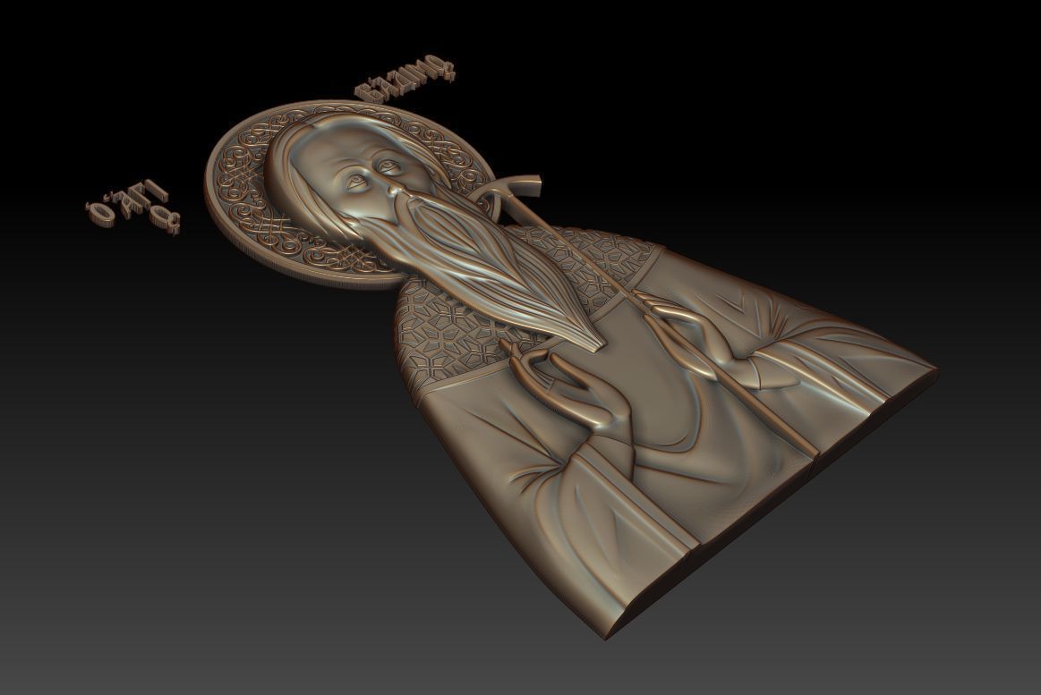 Saint Bademus of Persia 3D model_10
