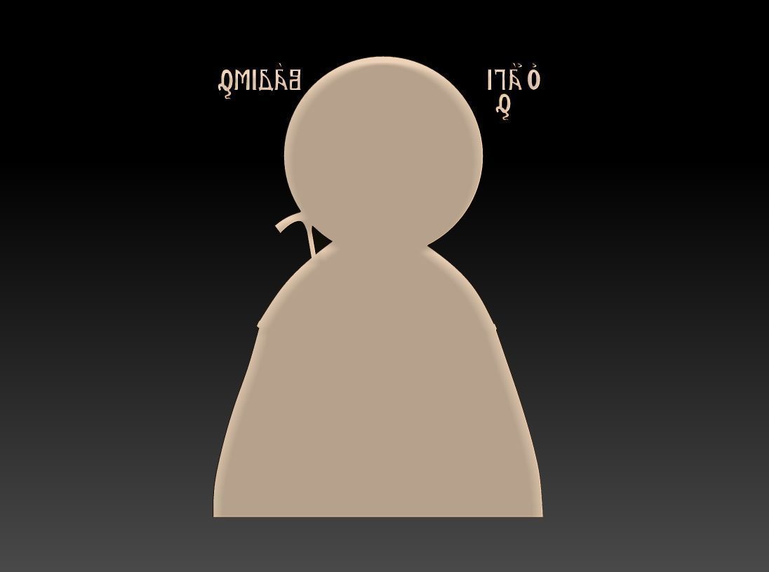 Saint Bademus of Persia 3D model_4