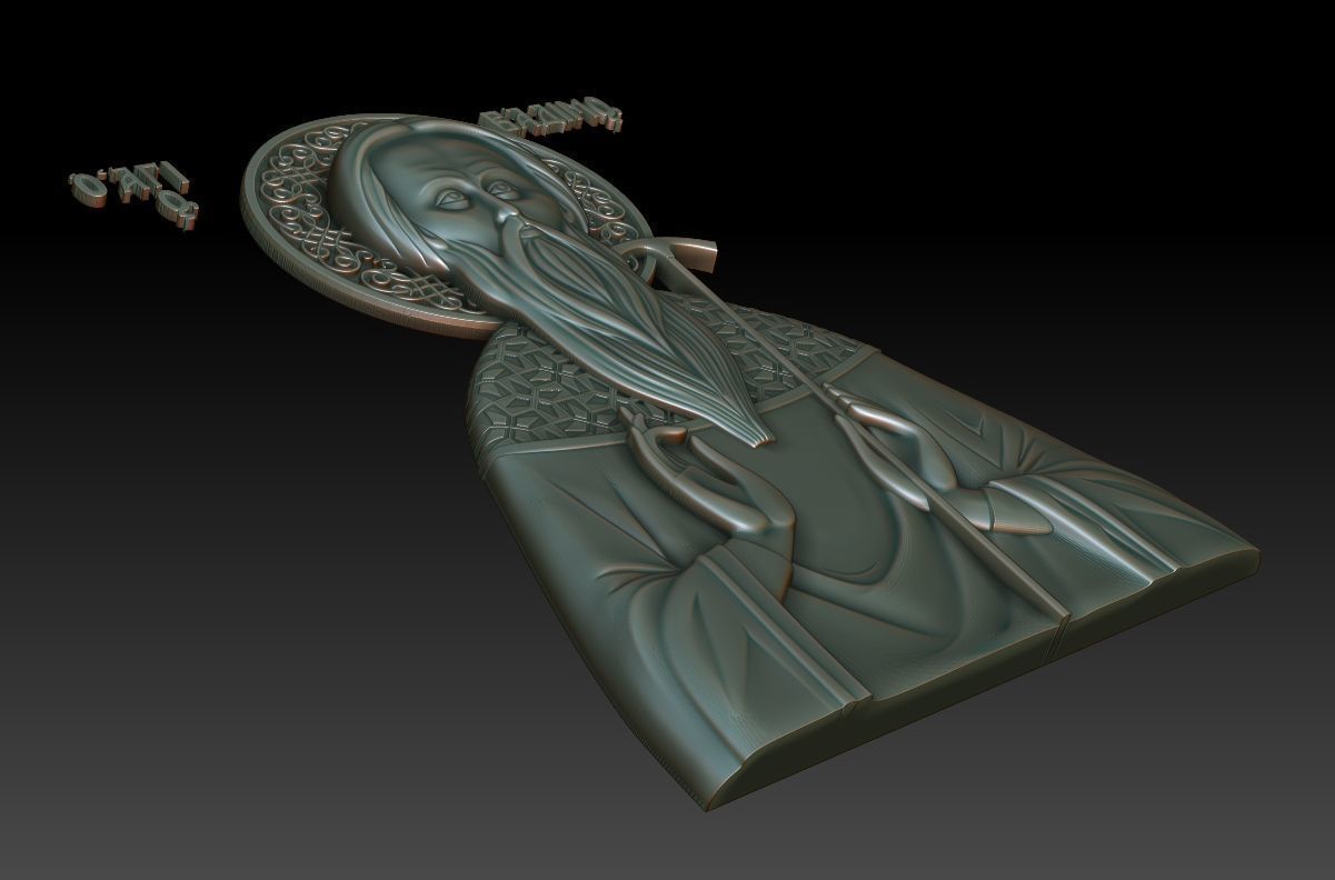 Saint Bademus of Persia 3D model_13