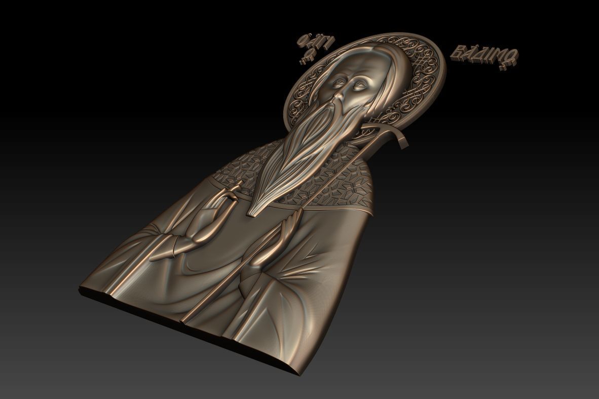 Saint Bademus of Persia 3D model_2