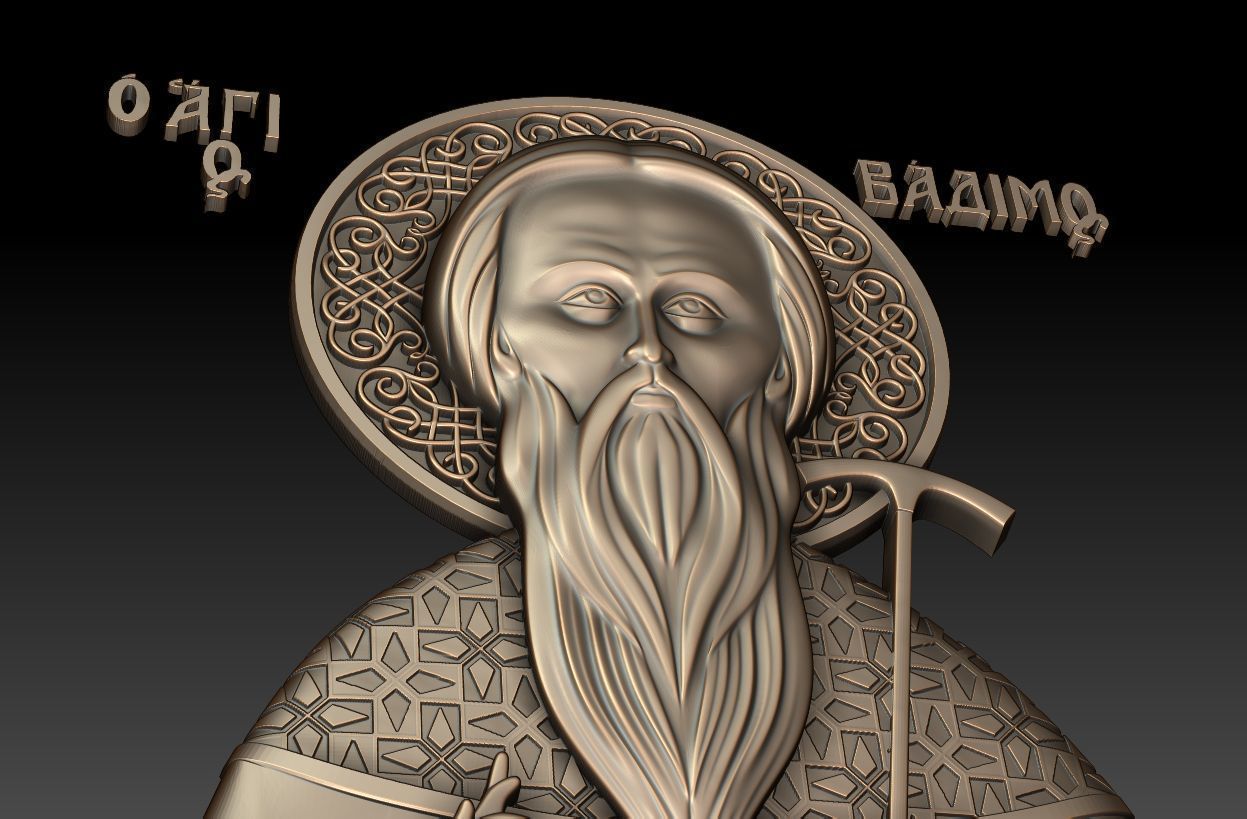 Saint Bademus of Persia 3D model_8