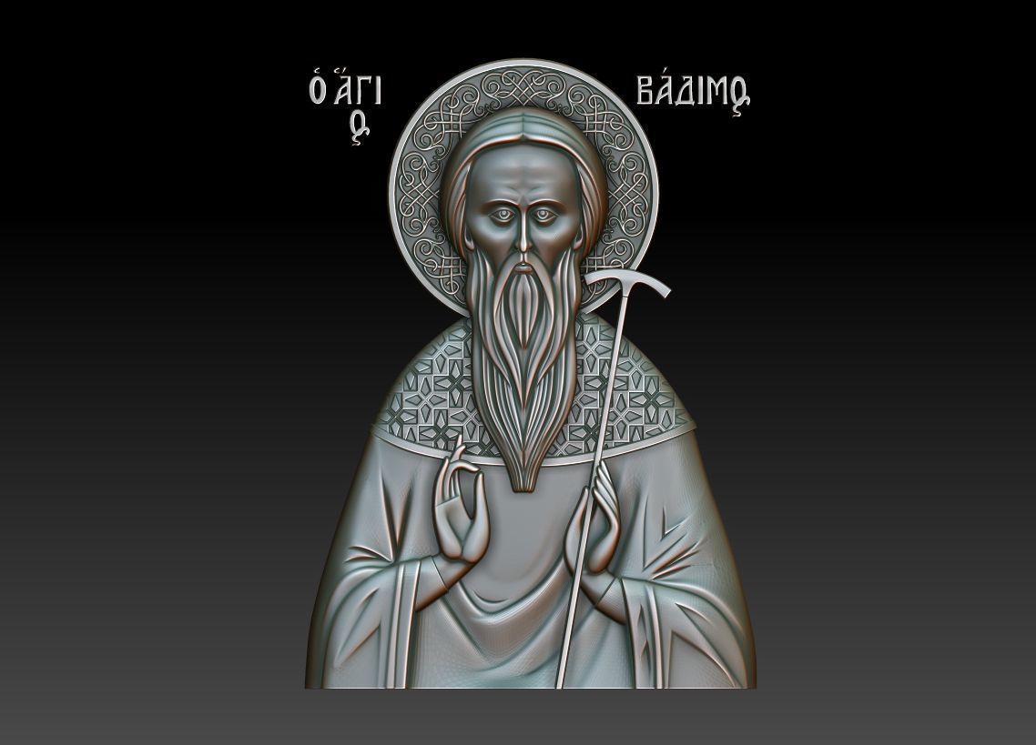 Saint Bademus of Persia 3D model_12