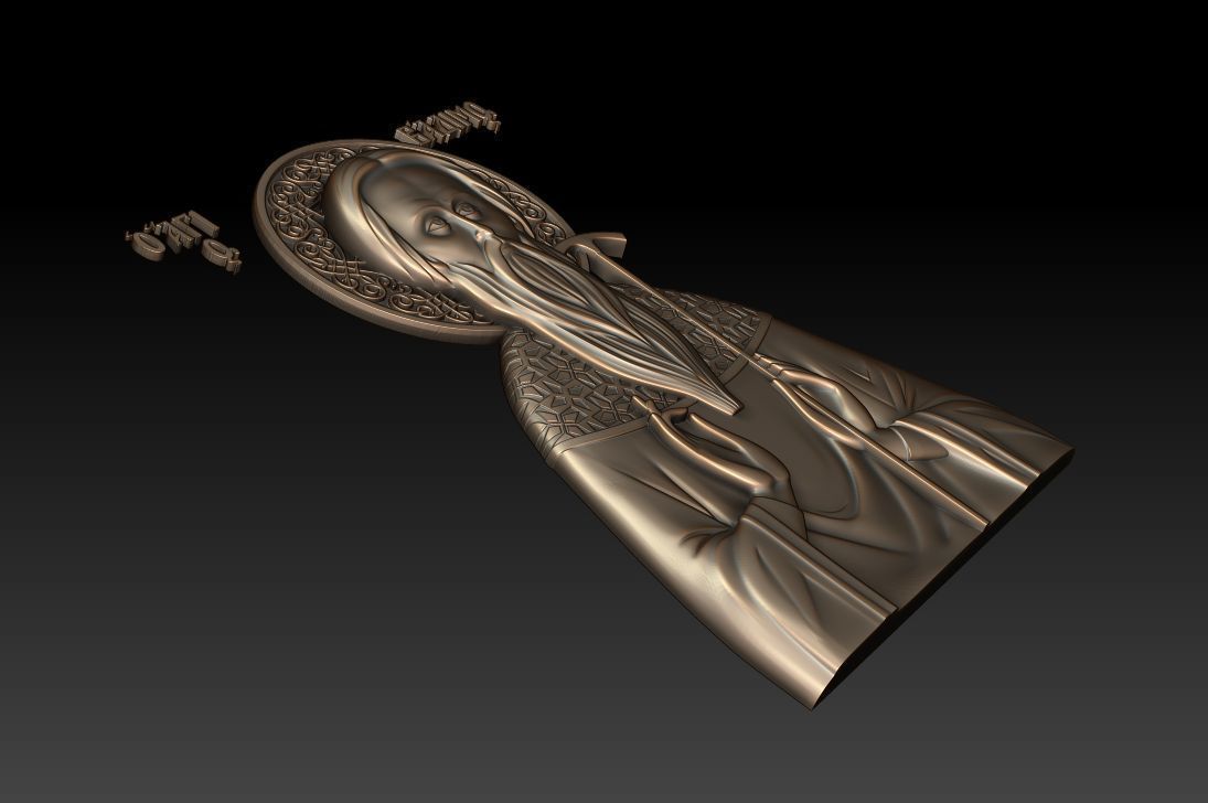 Saint Bademus of Persia 3D model_1