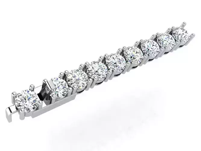 Bracelet Detail With Round Diamonds 4872