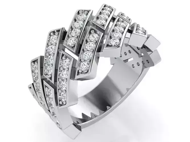 Fashion Diamond Ring 4873