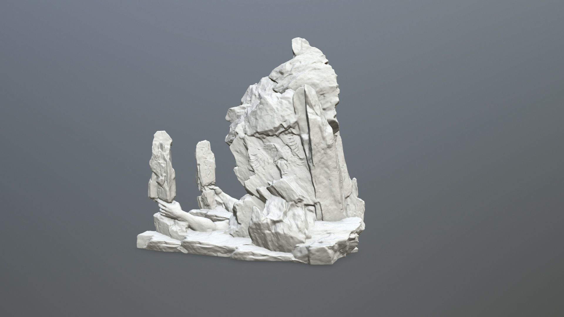 Skull  Gate  1 Stl 3D print model_5