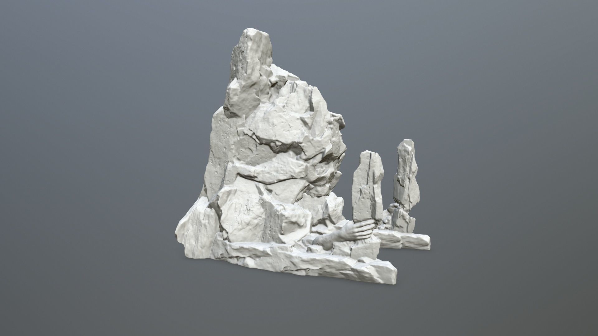 Skull  Gate  1 Stl 3D print model_9