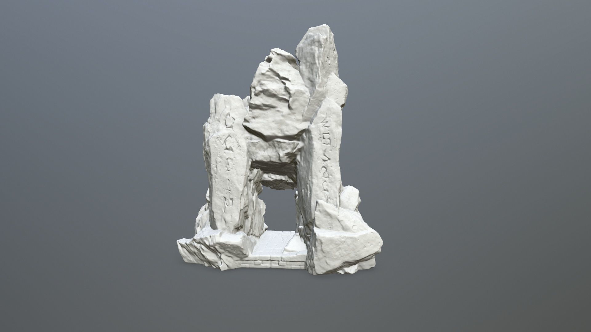 Skull  Gate  1 Stl 3D print model_7