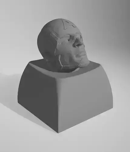 Captain America keycaps  3D print model