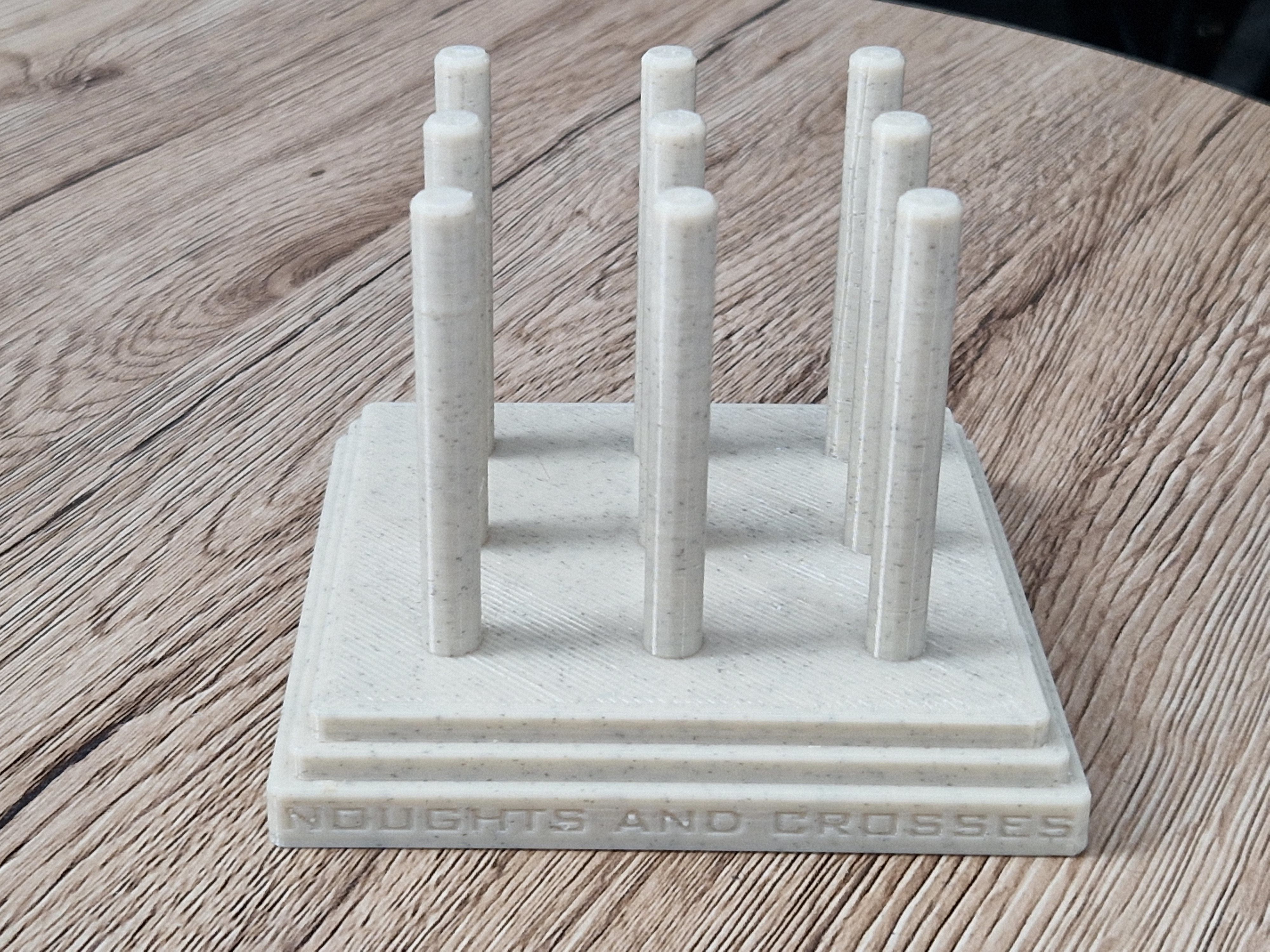 3D TIC TAC TOE GAME - NOUGHTS AND CROSSES 3D print model_14
