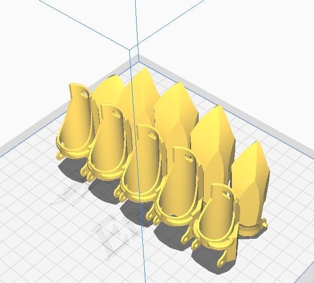 Claws 3D print model_4
