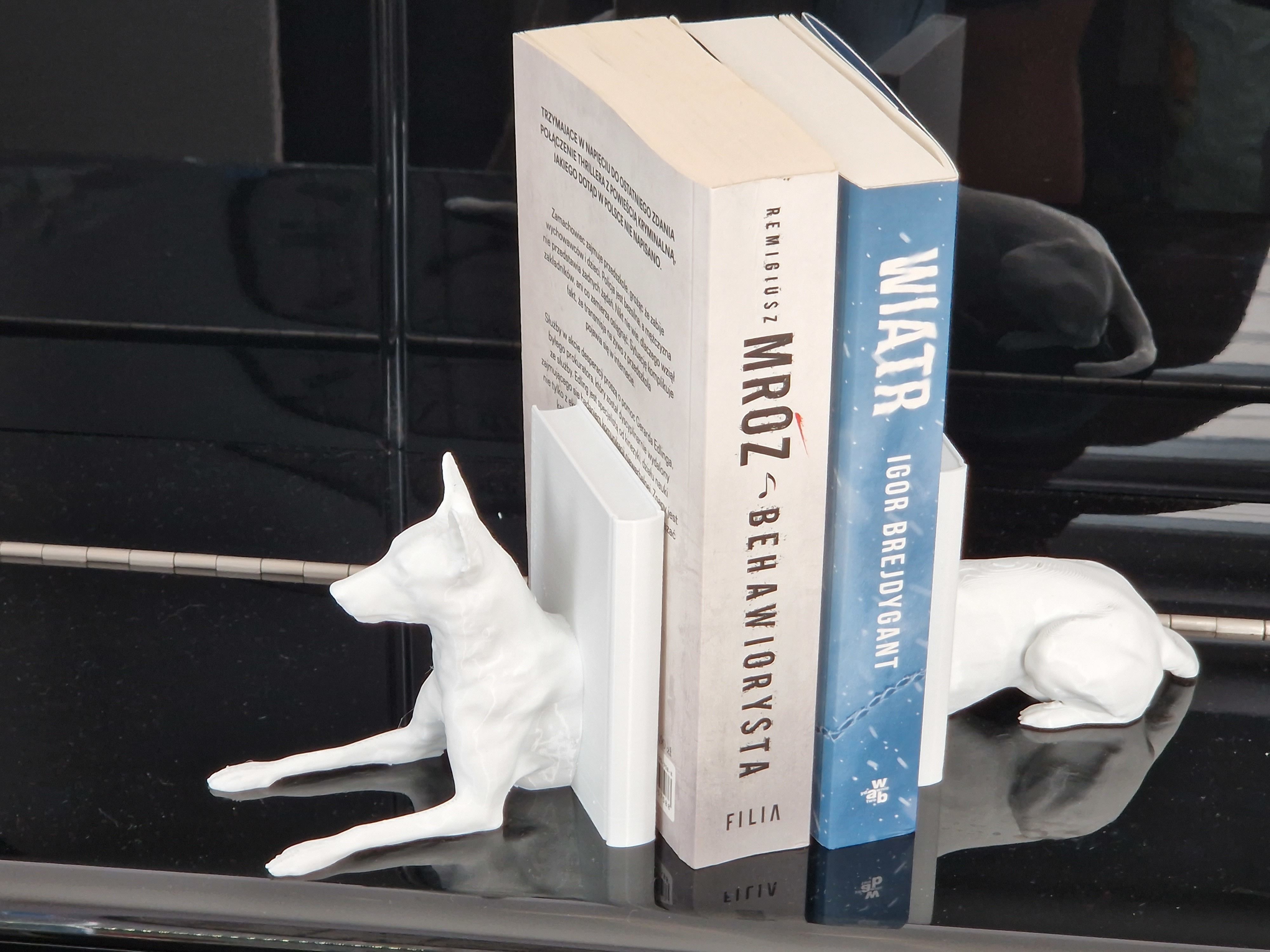 DOG BOOKENDS 3D print model_2