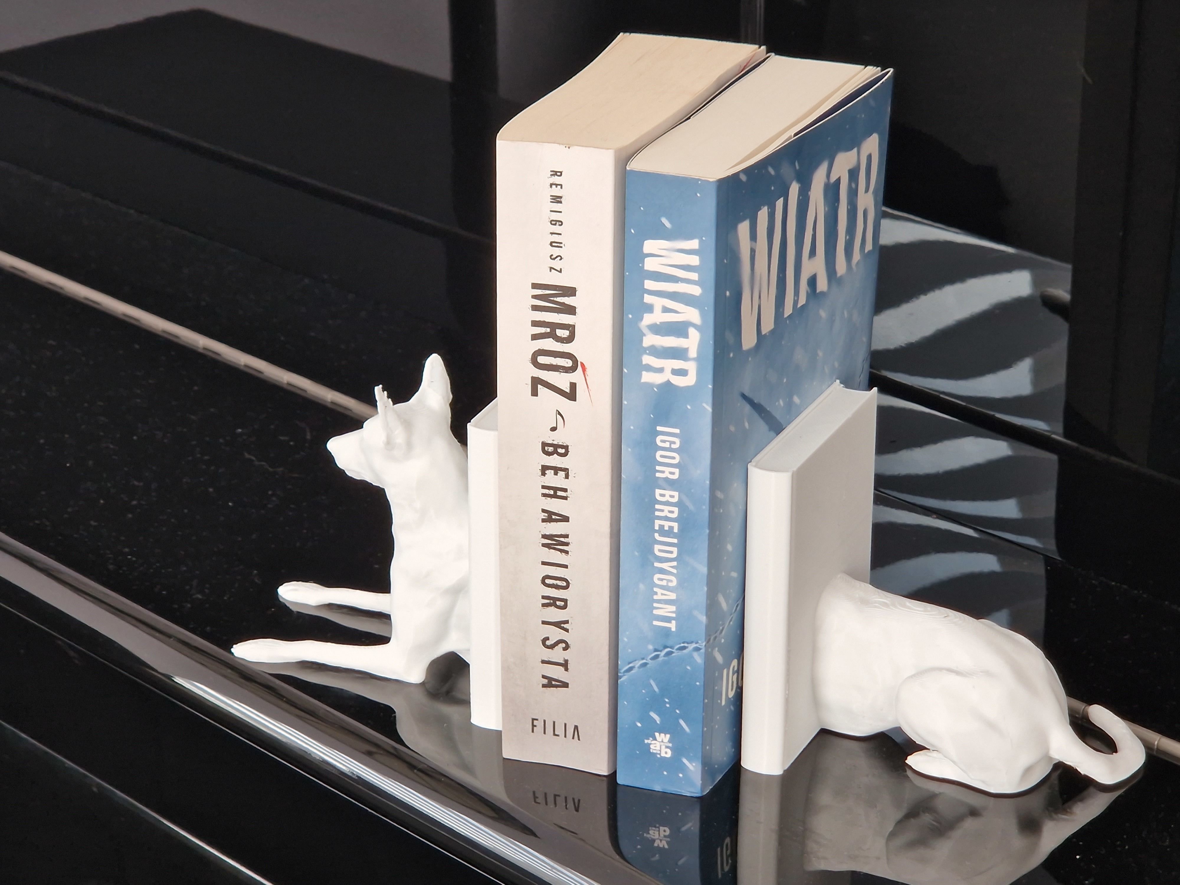 DOG BOOKENDS 3D print model_4