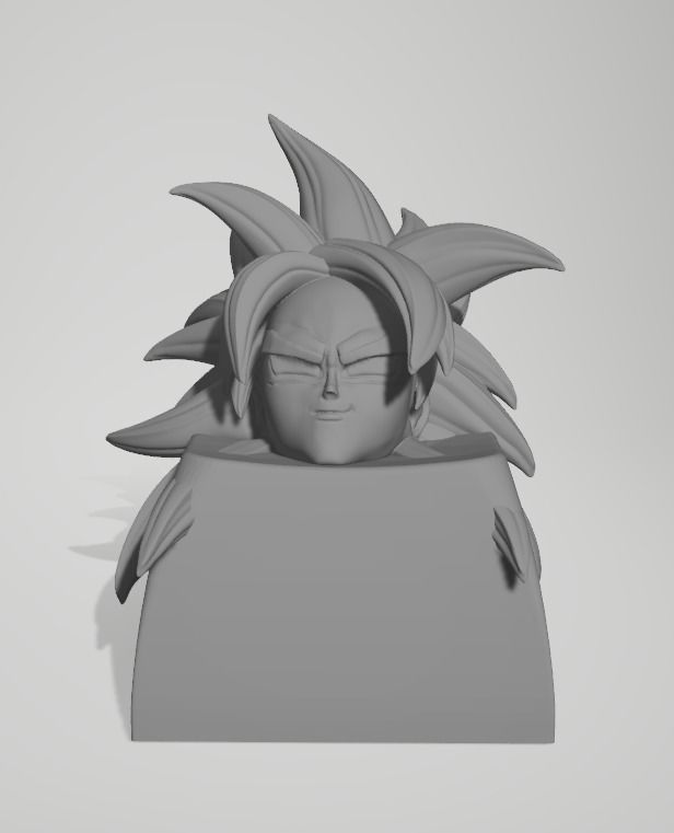 Goku keycaps dragon ball 3D print model_1