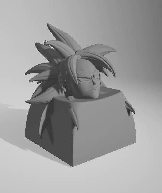 Goku keycaps dragon ball 3D print model_0