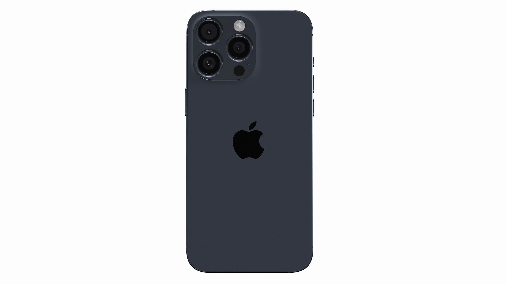 Apple iPhone 15 Pro Max Blue Titanium Low-poly 3D model_2