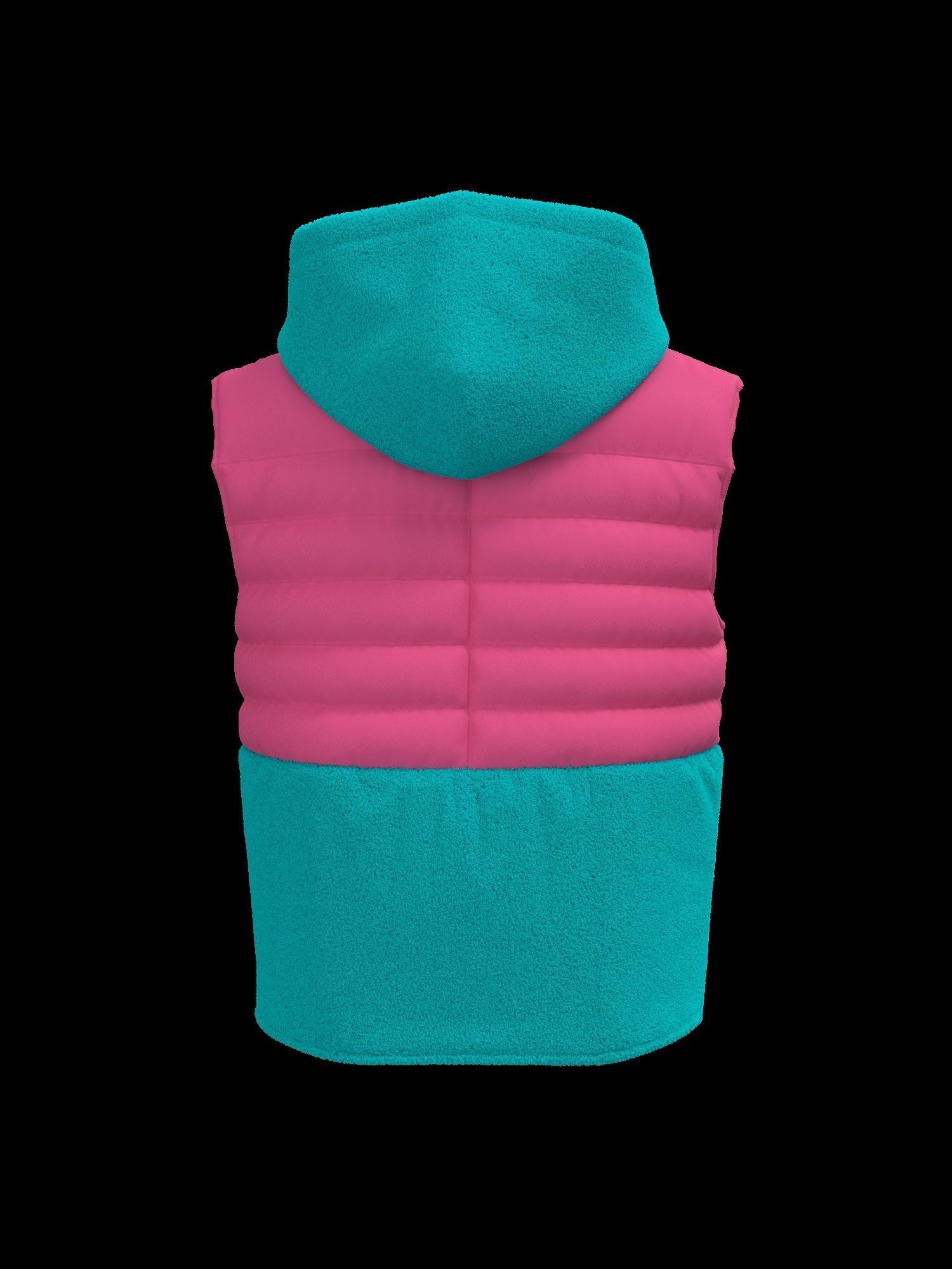 Female puffer vest 3D model_31