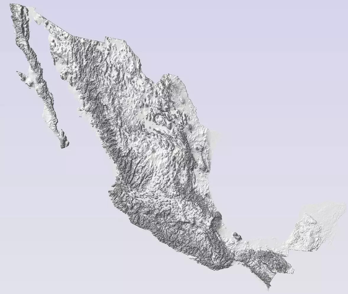 Exquisite 3D Terrain Model of Mexico Diverse Landscapes 3D print model_0