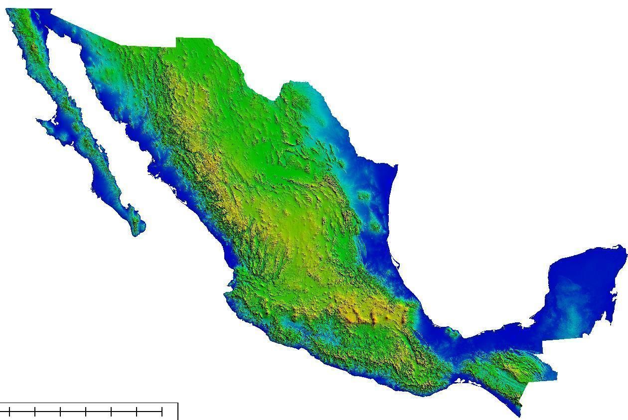 Exquisite 3D Terrain Model of Mexico Diverse Landscapes 3D print model_1