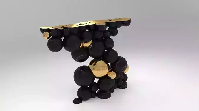 Newton Console - Boca Do Lobo  Low-poly 3D model