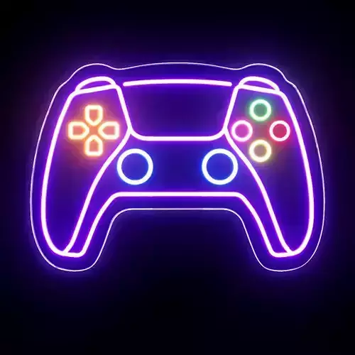 Playstation Gamepad Neon Sign