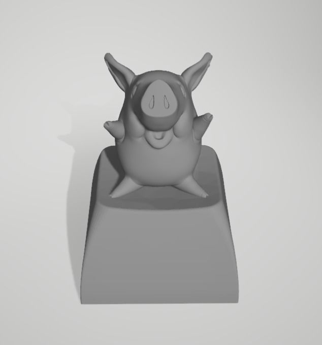 hawk nanatsu no taizai keycaps  3D print model_1
