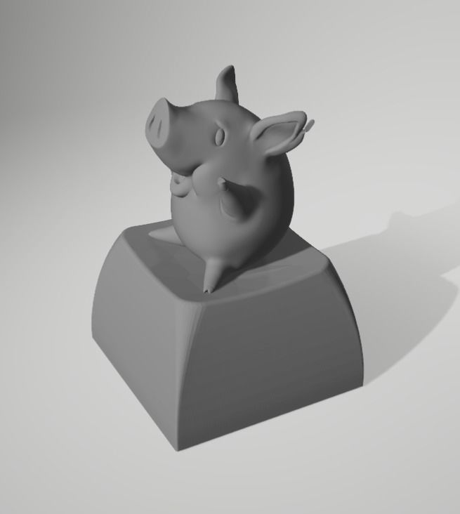 hawk nanatsu no taizai keycaps  3D print model_2