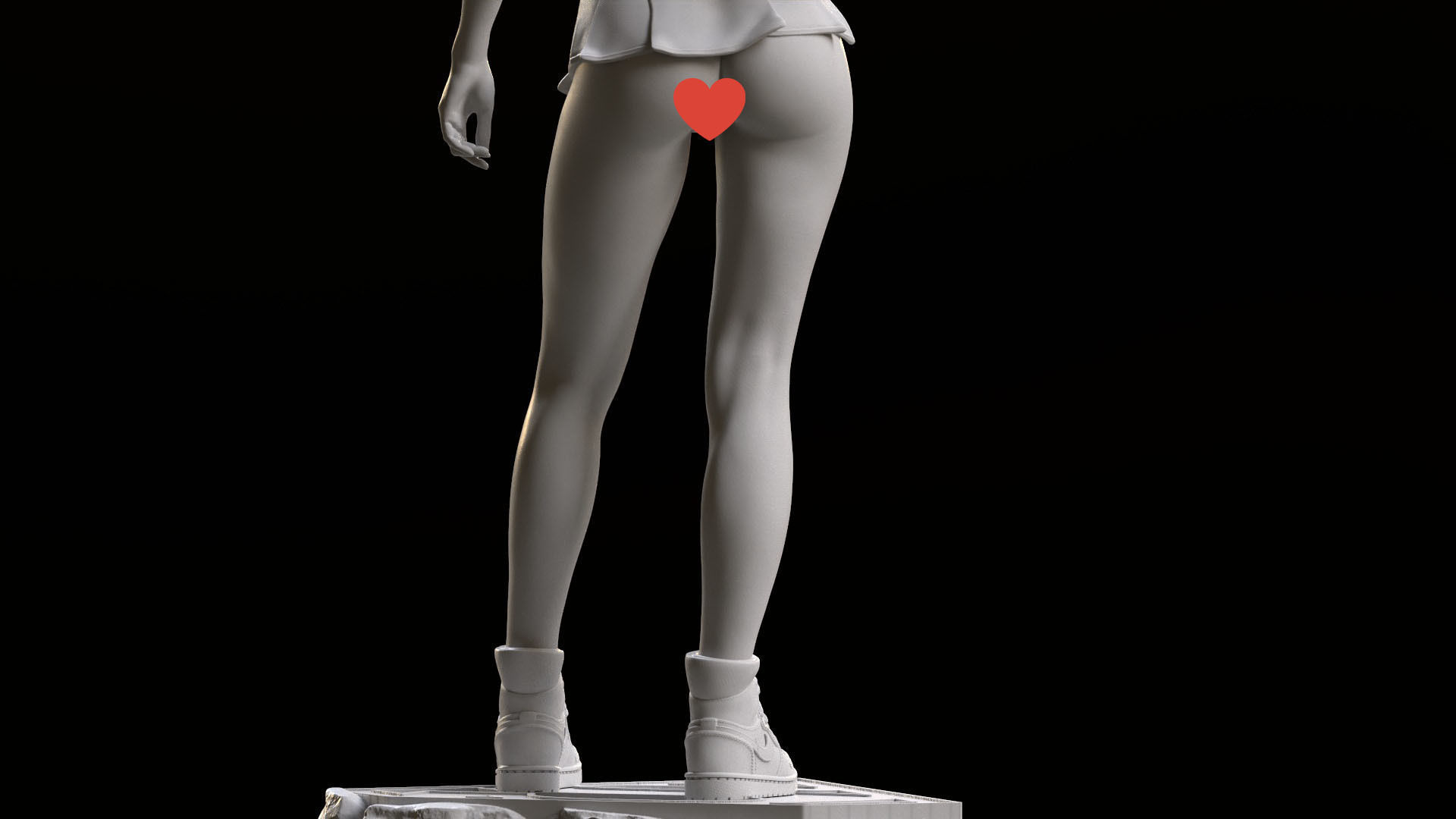 Supergirl hitchhiking NSFW 3D print model_20