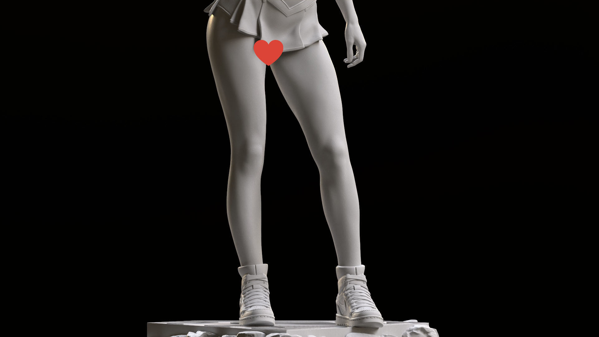 Supergirl hitchhiking NSFW 3D print model_16