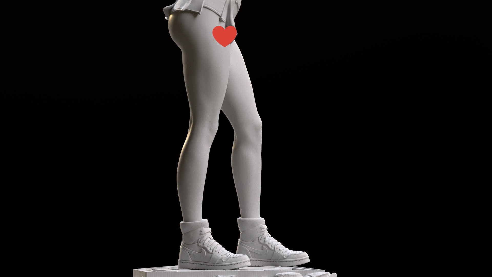 Supergirl hitchhiking NSFW 3D print model_18