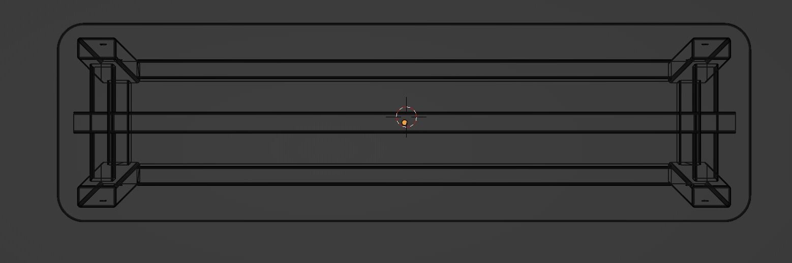 Ikea Norraker Style Bench Free 3D model_6