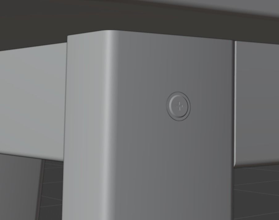 Ikea Norraker Style Bench Free 3D model_10