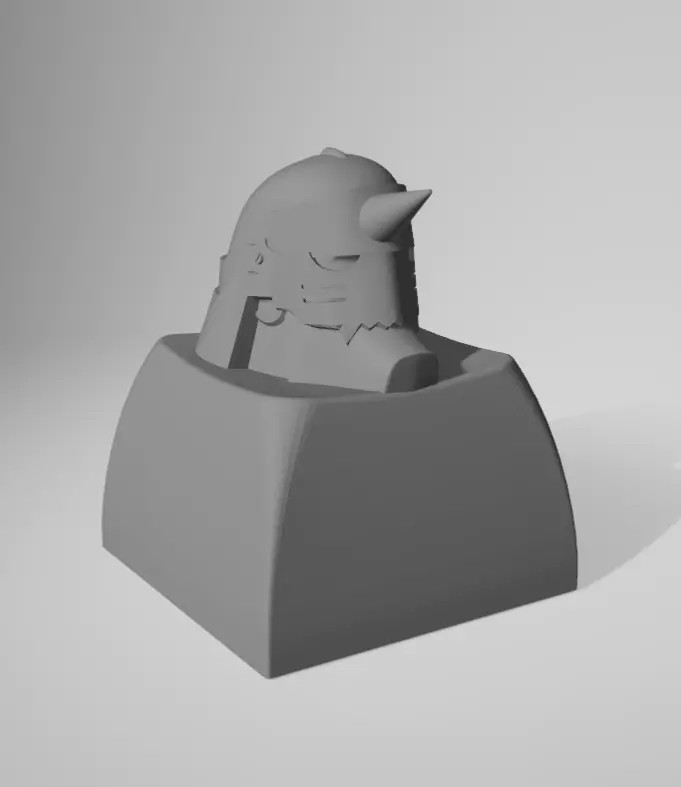 Alphonse Elrick keycaps 3D print model