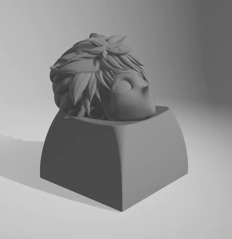 Killua keycaps 3D print model