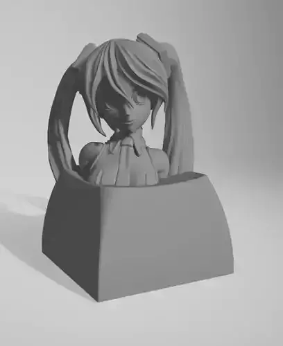 Miku keycaps  3D print model