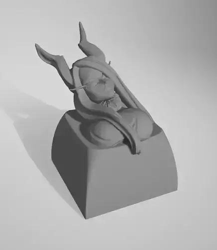Mirko My hero Accademy keycaps  3D print model
