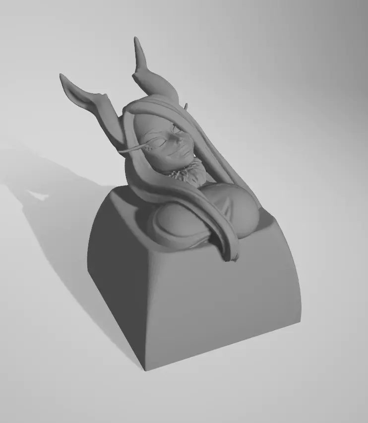Mirko My hero Accademy keycaps 3D print model