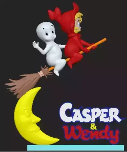 CASPER AND WENDY 3D print model