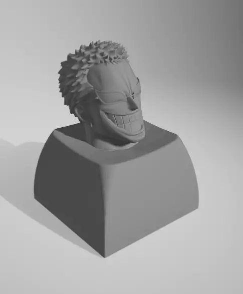 doflaming one piece keycaps  3D print model_0