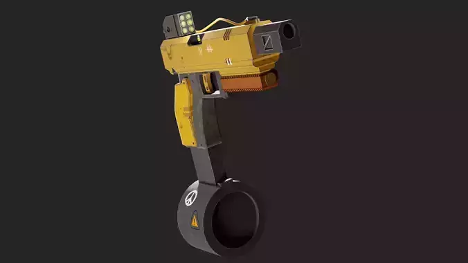 Stylized Pistol Free Model