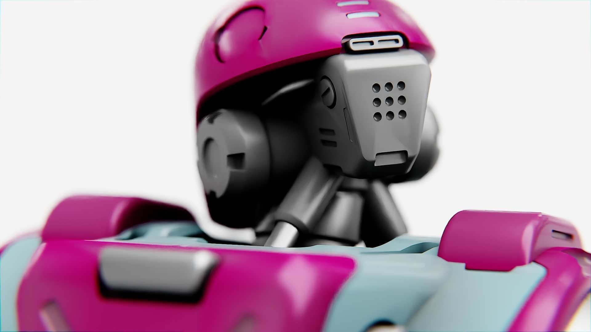 ANDROID MECHA - C   Rigged for Unreal Engine - Unity - MIXAMO  3D model_20