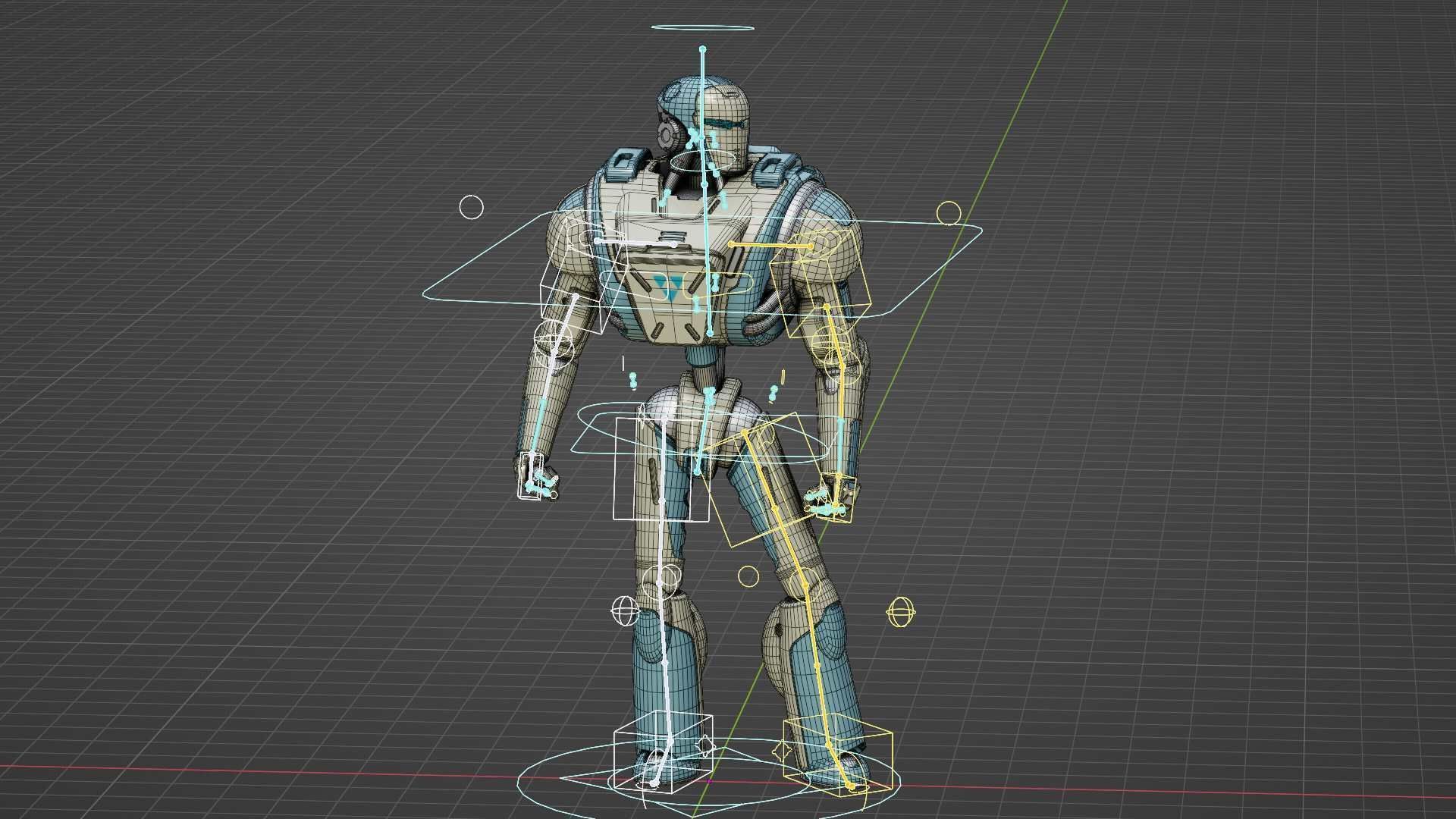 ANDROID MECHA - C   Rigged for Unreal Engine - Unity - MIXAMO  3D model_38